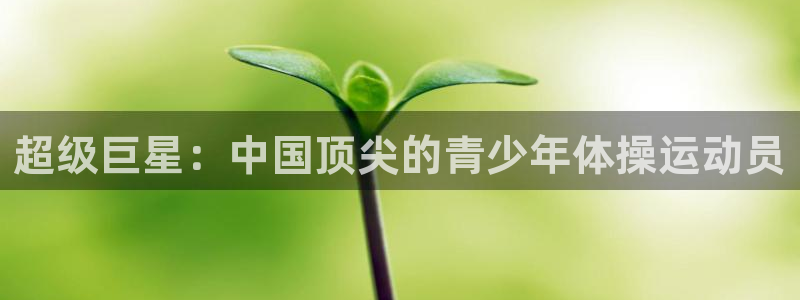ug环球官网：超级巨星：中国顶尖的青少年体操运动员